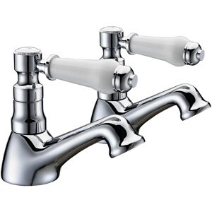 Signature - Hampstead Bath Taps Pair Pillar Mounted - Chrome Signature - Hampstead Bath Taps Pair Pillar Mounted - Chrome