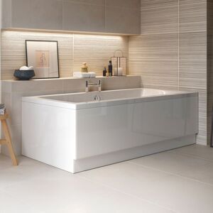 Signature - Hermes Double Ended Rectangular Bath 1700mm x 750mm 0 Tap Hole (inc Leg Set) Signature - Hermes Double Ended Rectangular Bath 1700mm x 750mm 0 Tap Hole (inc Leg Set)