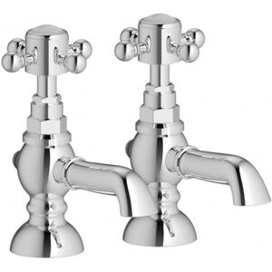 Signature - Kensington Basin Taps Pair Pillar Mounted - Chrome Signature - Kensington Basin Taps Pair Pillar Mounted - Chrome