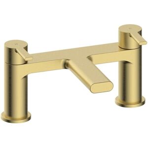 Signature Onyx Bath Filler Tap Pillar Mounted - Brushed Brass Signature Onyx Bath Filler Tap Pillar Mounted - Brushed Brass