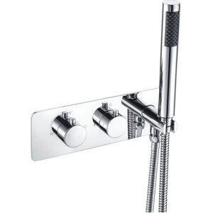 Signature - Revive Thermostatic 2 Outlet Concealed Shower Valve with Handset - Chrome Signature - Revive Thermostatic 2 Outlet Concealed Shower Valve with Handset - Chrome
