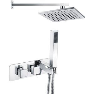 Signature - Ritual Thermostatic Dual Concealed Mixer Shower with Shower Kit + abs Fixed Shower Head - Chrome Signature - Ritual Thermostatic Dual Concealed Mixer Shower with Shower Kit + abs Fixed Shower Head - Chrome