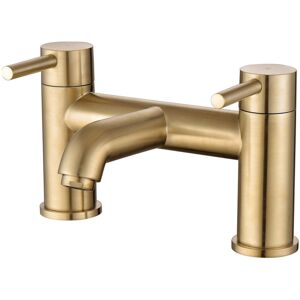 Signature - Sail Bath Filler Tap Pillar Mounted - Brushed Brass Signature - Sail Bath Filler Tap Pillar Mounted - Brushed Brass