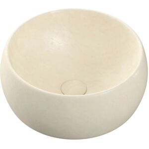 Signature - Serena Round Countertop Basin with Unslotted Waste 400mm Wide 0 Tap Hole - Stone Effect Signature - Serena Round Countertop Basin with Unslotted Waste 400mm Wide 0 Tap Hole - Stone Effect