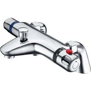 Signature - Thermostatic Bath Shower Mixer Tap Pillar Mounted - Chrome Signature - Thermostatic Bath Shower Mixer Tap Pillar Mounted - Chrome