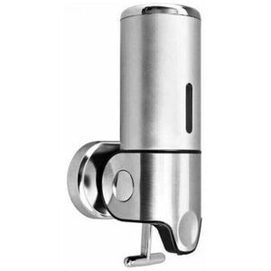 CYSLMUK Silver 500ML, Wall Mounted Soap Dispenser, Manual Liquid Soap Dispenser Hanging for Kitchen, Hotel, Shampoo, Conditioner, Shower Gel CYSLMUK Silver 500ML, Wall Mounted Soap Dispenser, Manual Liquid Soap Dispenser Hanging for Kitchen, Hotel, Shampoo, Conditioner, Shower Gel