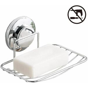 Alwaysh - Single Tier Super Strong Suction Cup Soap Dish - Strong Stainless Steel Sponge Holder for Bathroom and Kitchen Alwaysh - Single Tier Super Strong Suction Cup Soap Dish - Strong Stainless Steel Sponge Holder for Bathroom and Kitchen