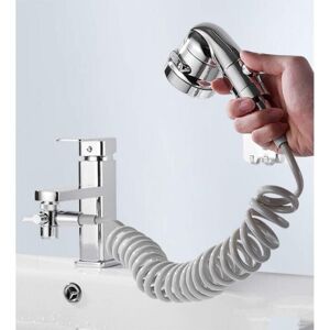 YMYNY Sink Shower Head Kit, Portable Bathroom Faucet with 3 Spray Modes for Hair Washing, Bathroom, Laundry, Closet LOY YMYNY Sink Shower Head Kit, Portable Bathroom Faucet with 3 Spray Modes for Hair Washing, Bathroom, Laundry, Closet LOY