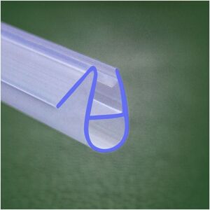 SKY - Bathroom Bath Shower Screen Door Seal Strip for 5-6mm Glass Thickness 8mm Seals Gap (Type 3) SKY - Bathroom Bath Shower Screen Door Seal Strip for 5-6mm Glass Thickness 8mm Seals Gap (Type 3)