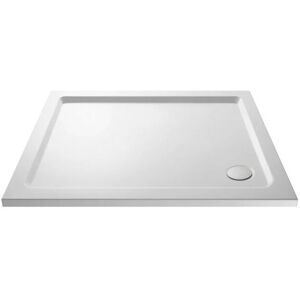 NES HOME Slim 1100 x 900 Rectangular Stone Resin Shower Tray For Wetroom Enclosure NES HOME Slim 1100 x 900 Rectangular Stone Resin Shower Tray For Wetroom Enclosure