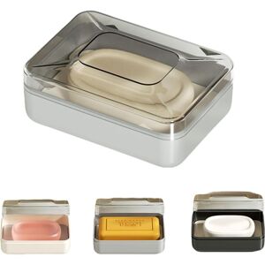 LINGHHANG Soap Box, Double Layer Soap Dish with Lid, Portable Travel Soap, Waterproof and Sealed Soap Holder for Home, Bathroom LINGHHANG Soap Box, Double Layer Soap Dish with Lid, Portable Travel Soap, Waterproof and Sealed Soap Holder for Home, Bathroom