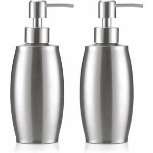 Hoopzi - Soap Dispenser, 350ML Stainless Steel Liquid Soap Dispenser, Bathroom Liquid Soap Lotion Dispenser, Kitchen Sink Liquid Soap Dispenser, Hoopzi - Soap Dispenser, 350ML Stainless Steel Liquid Soap Dispenser, Bathroom Liquid Soap Lotion Dispenser, Kitchen Sink Liquid Soap Dispenser,