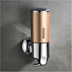 ANPVIZ Soap dispenser, hand sanitizer dispenser, manual shampoo dispenser wall mounted for hotel, office, home, bathroom, gold ANPVIZ Soap dispenser, hand sanitizer dispenser, manual shampoo dispenser wall mounted for hotel, office, home, bathroom, gold