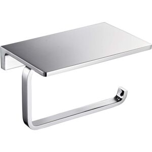 TINOR Solid Brass Bathroom Toilet Paper Holder and Toilet Roll Holder Superior Hotel Style with Mobile Phone Storage Polished Chrome Finish TINOR Solid Brass Bathroom Toilet Paper Holder and Toilet Roll Holder Superior Hotel Style with Mobile Phone Storage Polished Chrome Finish