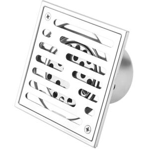 Memkey - Square floor drain, thick stainless steel anti-odor square floor drain, waste drain cover, hotel bathroom, kitchen, shower, large caliber Memkey - Square floor drain, thick stainless steel anti-odor square floor drain, waste drain cover, hotel bathroom, kitchen, shower, large caliber