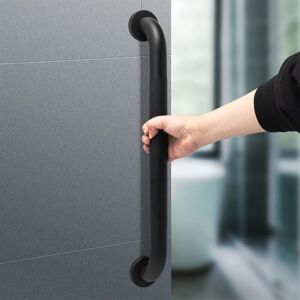 SJQKA Stainless Steel Bathroom Grab Bars, Non-Slip Safety Grab Bars for Elderly, Bathtub, Toilet, Bathroom and Staircase Handrail, 50cm, Matte Black SJQKA Stainless Steel Bathroom Grab Bars, Non-Slip Safety Grab Bars for Elderly, Bathtub, Toilet, Bathroom and Staircase Handrail, 50cm, Matte Black