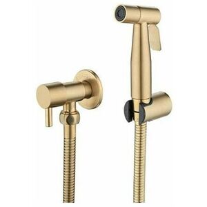 Dewdat - Stainless Steel Toilet Bidet Sprayer, Bidet Sprayer Kit, Faucet Sprayer Shattaf Toilet Sprayer (Gold) Dewdat - Stainless Steel Toilet Bidet Sprayer, Bidet Sprayer Kit, Faucet Sprayer Shattaf Toilet Sprayer (Gold)