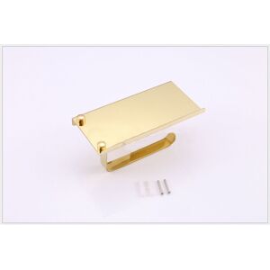 SERBIA Support de rouleau de papier toilette en acier inoxydable support de papier mural, acier inoxydable brossé finition dorée, 18 9 6.5cm SERBIA Support de rouleau de papier toilette en acier inoxydable support de papier mural, acier inoxydable brossé finition dorée, 18 9 6.5cm