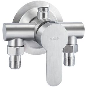Dhklfa - Surface mounted shower faucet with hot and cold water mixing valve in 304 stainless steel I1TrZBmL8Ij Dhklfa - Surface mounted shower faucet with hot and cold water mixing valve in 304 stainless steel I1TrZBmL8Ij