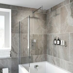 Architeckt - Thermostatic Concealed Valve Round Shower Wall Mounted Bath Filler Drench Head Architeckt - Thermostatic Concealed Valve Round Shower Wall Mounted Bath Filler Drench Head