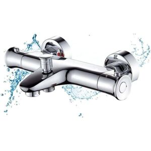 Ymyny - Thermostatic Mixer, Thermostatic Shower Mixer Shower Mixer Thermostatic Bath Tap 2 Outlets 38° Thermostatic Shower Tap Bathroom, Anti-Scald Ymyny - Thermostatic Mixer, Thermostatic Shower Mixer Shower Mixer Thermostatic Bath Tap 2 Outlets 38° Thermostatic Shower Tap Bathroom, Anti-Scald