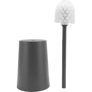 Groofoo - Toilet Bowl Brush Holder Set Long Handle Toilet Bowl Scrubber Space Saving Toilet Brush Set with Base for Bathroom Grey Groofoo - Toilet Bowl Brush Holder Set Long Handle Toilet Bowl Scrubber Space Saving Toilet Brush Set with Base for Bathroom Grey