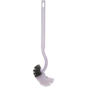Tonchean - Toilet brush, cleaning brush, toilet brush, S-shaped plastic elbow, toilet cleaning, wall-mounted, no dead ends, white Tonchean - Toilet brush, cleaning brush, toilet brush, S-shaped plastic elbow, toilet cleaning, wall-mounted, no dead ends, white
