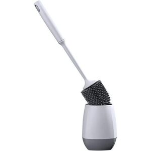 TONCHEAN Toilet Brush, Silicone Toilet Brush, Quick Drying Antibacterial Silicone Toilet Brush, Long Handle Toilet Brush, Wall/Floor Mounted TONCHEAN Toilet Brush, Silicone Toilet Brush, Quick Drying Antibacterial Silicone Toilet Brush, Long Handle Toilet Brush, Wall/Floor Mounted