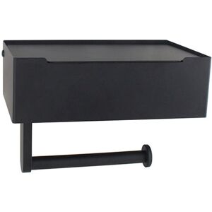 TLILY Toilet Paper Holder & Flushable Wipes Dispenser for Bathroom with Wipe Storage Shelf, Black Stainless Steel Wall Mount TLILY Toilet Paper Holder & Flushable Wipes Dispenser for Bathroom with Wipe Storage Shelf, Black Stainless Steel Wall Mount