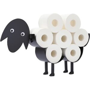 Linghhang - Toilet Paper Roll Holder Metal Paper Holder Sheep Shape Paper Storage for Bathroom (Black) Linghhang - Toilet Paper Roll Holder Metal Paper Holder Sheep Shape Paper Storage for Bathroom (Black)