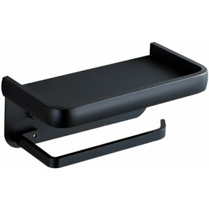 HOOPZI Toilet Roll Holder Toilet Paper Holder No Drilling Space Aluminium Bathroom Accessories Wall Mounted Matte Finish Black HOOPZI Toilet Roll Holder Toilet Paper Holder No Drilling Space Aluminium Bathroom Accessories Wall Mounted Matte Finish Black
