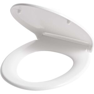 BELIANI Toilet Seat PAPURI Soft Close Duroplast White BELIANI Toilet Seat PAPURI Soft Close Duroplast White