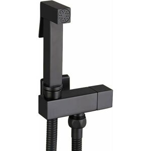 Mumu - Toilet Spray Set, Black Brass Hand Bidet Sprayer Bidet Sprayer Wall Toilet Spray Complete Set Personal Care G1/2 Mumu - Toilet Spray Set, Black Brass Hand Bidet Sprayer Bidet Sprayer Wall Toilet Spray Complete Set Personal Care G1/2