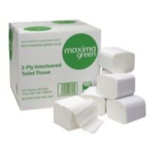 Toilet Tissue 2 Ply 250 Sheet, Pack of 36 - Maxima Toilet Tissue 2 Ply 250 Sheet, Pack of 36 - Maxima
