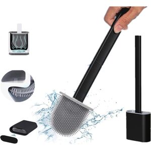 IKODM Tpr Silicone Toilet Brush and Holder, Detachable Long Handle Toilet Brush, Floor/Wall Mounted with Water Filter Base, Toilet Brush for Small Spaces IKODM Tpr Silicone Toilet Brush and Holder, Detachable Long Handle Toilet Brush, Floor/Wall Mounted with Water Filter Base, Toilet Brush for Small Spaces