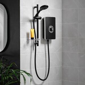 Triton - Aspirante Enhance Electric Shower 9.5kW Matte Black 5 Spray Head Modern Triton - Aspirante Enhance Electric Shower 9.5kW Matte Black 5 Spray Head Modern