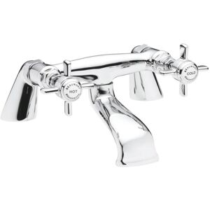 Nuie - Beaumont Bath Filler Tap Pillar Mounted - Chrome Nuie - Beaumont Bath Filler Tap Pillar Mounted - Chrome