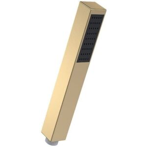 Nuie - Brushed Brass Minimalist Square Shower Handset - HO810 Nuie - Brushed Brass Minimalist Square Shower Handset - HO810
