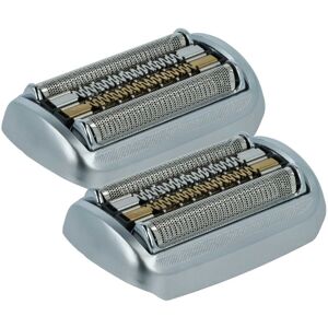 vhbw 2x Shaver Heads Replacement for Braun 94M for Electric Shaver, Matt Silver vhbw 2x Shaver Heads Replacement for Braun 94M for Electric Shaver, Matt Silver