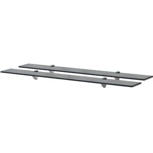 Floating Shelves 2 pcs Glass 90x20 cm 8 mm Vidaxl Floating Shelves 2 pcs Glass 90x20 cm 8 mm Vidaxl