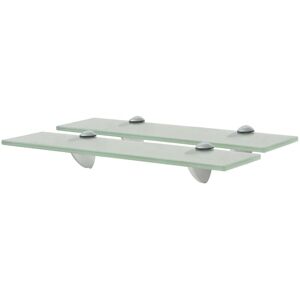 Floating Shelves 2 pcs Glass 40x20 cm 8 mm Vidaxl Floating Shelves 2 pcs Glass 40x20 cm 8 mm Vidaxl