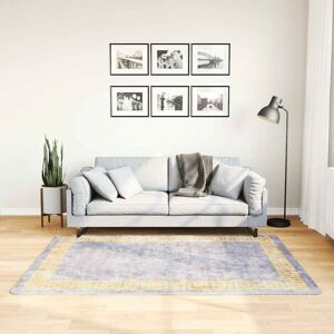vidaXL Grey Washable Rug - Anti Slip 120x180 cm - Carpet vidaXL Grey Washable Rug - Anti Slip 120x180 cm - Carpet