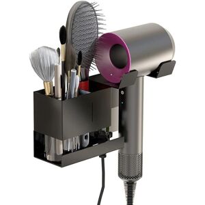 AOUGO Wall Mount Hair Dryer Holder Metal Hair Dryer Holder for Dyson Supersonic Hair Dryer Universal Black AOUGO Wall Mount Hair Dryer Holder Metal Hair Dryer Holder for Dyson Supersonic Hair Dryer Universal Black
