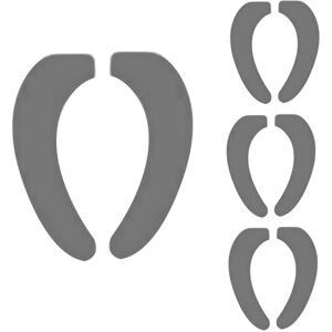 TLILY Warm Padded Toilet Seat Cover, Self-Adhesive, Washable Reusable, Memory Foam Cushion, Pack of 4 TLILY Warm Padded Toilet Seat Cover, Self-Adhesive, Washable Reusable, Memory Foam Cushion, Pack of 4