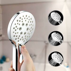 Hoopzi - Water Saving Anti Limestone Shower Head, Filter Hand Shower with 3 High Pressure Modes, Hand Shower Head Universal Filter Hand Shower Hoopzi - Water Saving Anti Limestone Shower Head, Filter Hand Shower with 3 High Pressure Modes, Hand Shower Head Universal Filter Hand Shower