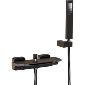 Ikodm - Waterfall Bathtub Faucet with Hand Shower, Brass Bathtub Faucet Cold and Hot Water Bathroom Bathtub Faucet, Ikodm - Waterfall Bathtub Faucet with Hand Shower, Brass Bathtub Faucet Cold and Hot Water Bathroom Bathtub Faucet,