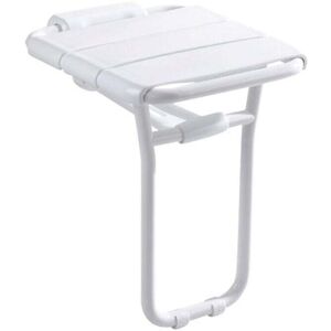 SNQ White epoxy-coated aluminum folding shower seat SNQ White epoxy-coated aluminum folding shower seat