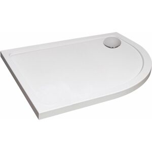 Balterley - White Quadrant Stone Slip Resistant Shower Tray with Corner Waste Position (Right) - 1200 x 800mm Balterley - White Quadrant Stone Slip Resistant Shower Tray with Corner Waste Position (Right) - 1200 x 800mm