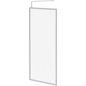 Wholesale Domestic - Pacco 10mm Clear Glass Polished Chrome 2000mm x 1000mm Fully Framed Walk In Shower Screen including Wall Channel and Support Bar Wholesale Domestic - Pacco 10mm Clear Glass Polished Chrome 2000mm x 1000mm Fully Framed Walk In Shower Screen including Wall Channel and Support Bar