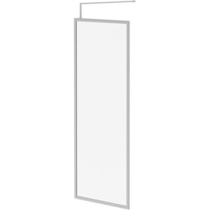 Wholesale Domestic - Pacco 10mm Clear Glass Polished Chrome 2000mm x 800mm Fully Framed Walk In Shower Screen including Wall Channel and Support Bar Wholesale Domestic - Pacco 10mm Clear Glass Polished Chrome 2000mm x 800mm Fully Framed Walk In Shower Screen including Wall Channel and Support Bar